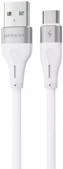 Кабель Proove Soft Silicone Type-C 2.4A (1m) White (CCSO20001202)