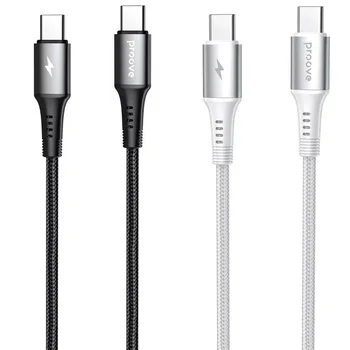 Кабель Proove WireX Type-C to Type-C 60W (1m) Black (CCWX60002201)