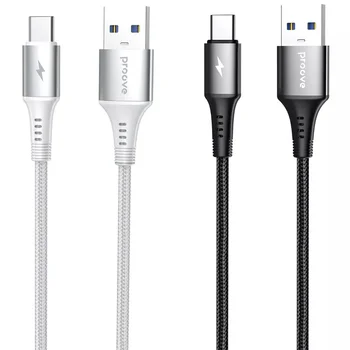 Кабель Proove WireX USB to Type-C 3A (1m) Black (CCWX15001201)