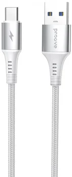 Кабель Proove WireX USB to Type-C 3A (1m) White (CCWX15001202)
