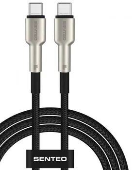 Кабель Senteo SM-03 100W Iron Series USB-C to USB-C 2m Black