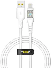 Кабель YOKI CYBER USB to Lightning 2.4A 1.2m White (YK-CACY233M1)