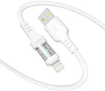 Кабель YOKI CYBER USB to Lightning 2.4A 1.2m White (YK-CACY233M1)