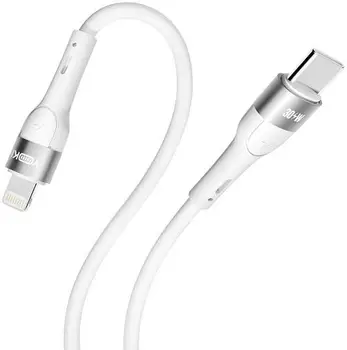 Кабель YOKI EXTRA Type-C to Lightning 30W 1.2m White (YK-CAEX115M1)