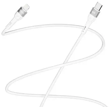 Кабель YOKI EXTRA Type-C to Lightning 30W 1.2m White (YK-CAEX115M1)