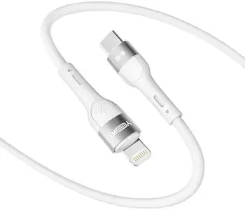 Кабель YOKI EXTRA Type-C to Lightning 30W 1.2m White (YK-CAEX115M1)