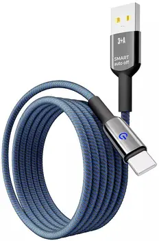 Кабель YOKI SMART USB to Type-C 3A 1.2m Dark Blue (YK-CASM312M4)