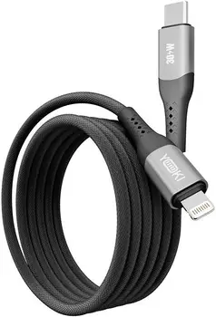 Кабель YOKI SOLID Type-C to Lightning 30W 1.2m Black (YK-CASO155M2)
