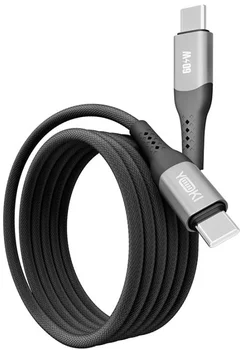 Кабель YOKI SOLID YK-SO15 Type-C to Type-C 60W 1.2m Black (YK-CASO154M2)
