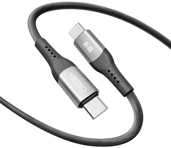 Кабель YOKI SOLID YK-SO15 Type-C to Type-C 60W 2m Black (YK-CASO154L2)