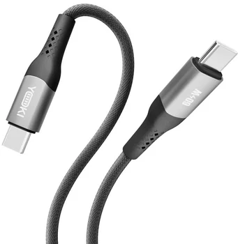 Кабель YOKI SOLID YK-SO15 Type-C to Type-C 60W 2m Black (YK-CASO154L2)