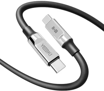 Кабель YOKI ULTRA Type-C to Type-C 60W 1.2m Black (YK-CAUL614M2)