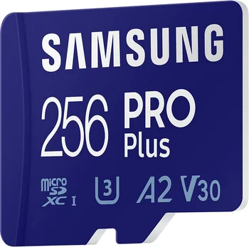 Карта памяти Samsung 256 GB microSDXC UHS-I U3 V30 A2 PRO Plus (2021) (MB-MD256KA)