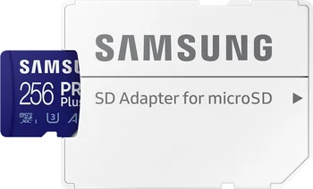 Карта памяти Samsung 256 GB microSDXC UHS-I U3 V30 A2 PRO Plus (2021) (MB-MD256KA)