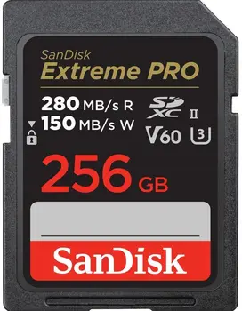 Карта пам'яті SanDisk 256 GB SDXC Extreme Pro UHS-II U3 V60 Class 10 (SDSDXEP-256G-GN4IN)