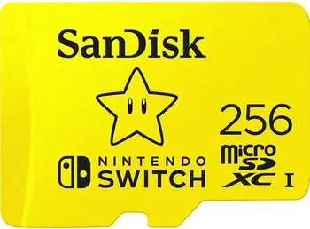Карта пам'яті SanDisk 256 GB microSDXC for Nintendo Switch (SDSQXAO-256G-GNCZN)