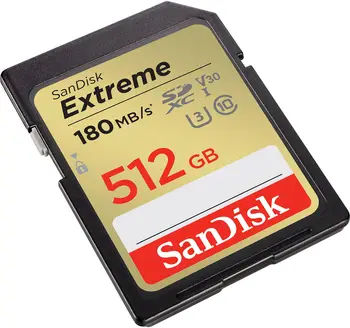 Карта пам'яті SanDisk 512 GB SDXC UHS-I U3 V30 Extreme (SDSDXVV-512G-GNCIN)