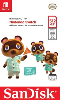 Карта пам'яті SanDisk 512 GB microSDXC for Nintendo Switch (SDSQXAO-512G-GNCZN)
