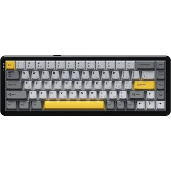 Клавиатура Ajazz AK680 MAX Magnetic Switch Black/Gray/Yellow (AK680-M-BGY-A)