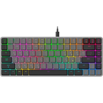 Клавіатура GamePro MK141R Red Swich Low Profile RGB USB Dark Gray