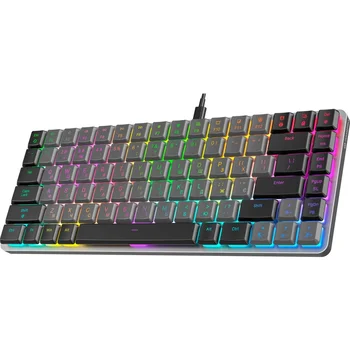 Клавіатура GamePro MK141R Red Swich Low Profile RGB USB Dark Gray