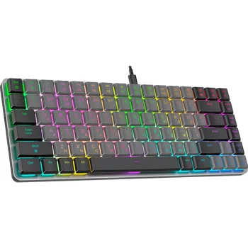 Клавіатура GamePro MK141R Red Swich Low Profile RGB USB Dark Gray