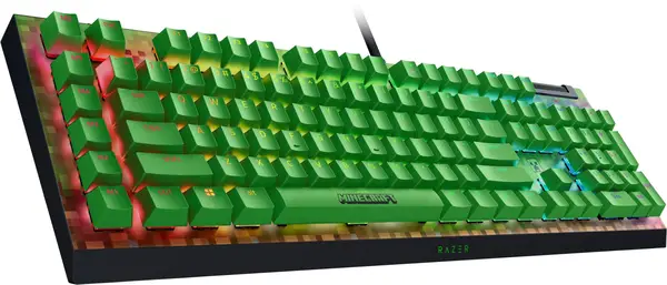 Клавіатура Razer BlackWidow V4 X Minecraft Edition (RZ03-04704100