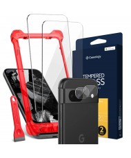 Комплект Caseology Glass Screen Protector + Camera Lens Protector Google Pixel 8a (AGL07575)