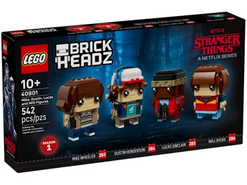 Конструктор LEGO Brick Headz Mike, Dustin, Lucas and Will (40801)