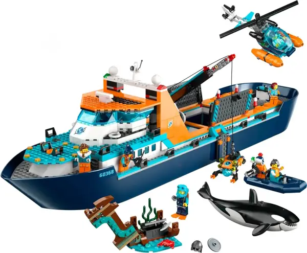 アディー Конструктор LEGO City Arctic Explorer Ship (60368) - купить по