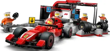 Конструктор LEGO City F1 Pit Stop and Pit Crew with Ferrari Car (60443)