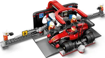 Конструктор LEGO City F1 Pit Stop and Pit Crew with Ferrari Car (60443)
