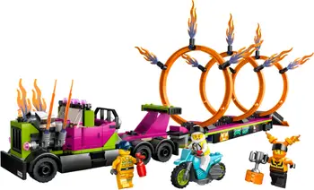 Конструктор LEGO City Stunt Truck and Ring of Fire Challenge (60357)