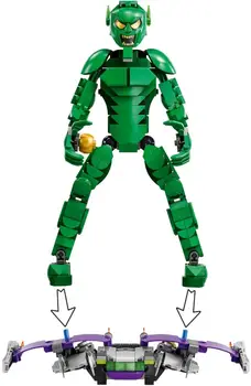 Конструктор LEGO Marvel Green Goblin Construction Figure (76284)