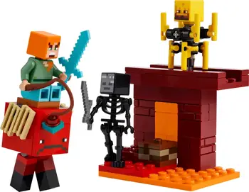 Конструктор LEGO Minecraft The Nether Lava Battle (21266)