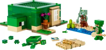 Конструктор LEGO Minecraft The Turtle Beach House (21254)