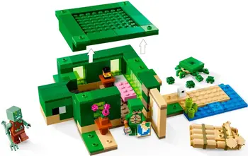 Конструктор LEGO Minecraft The Turtle Beach House (21254)