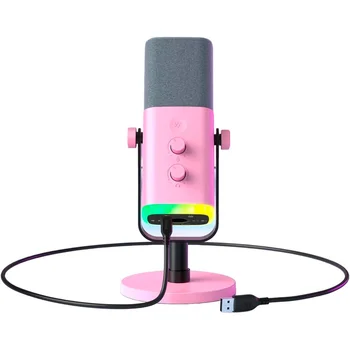 Мікрофон Fifine AmpliGame AM8P Pink
