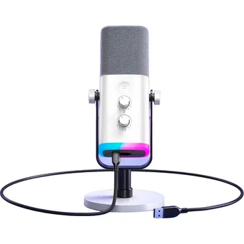 Мікрофон Fifine AmpliGame AM8W White