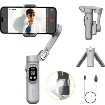 Монопод-стабілізатор AOCHUAN Professional Gimbal Stabilizer for Smartphone SMART X Grey (AOCHUAN-SMARTX-G)