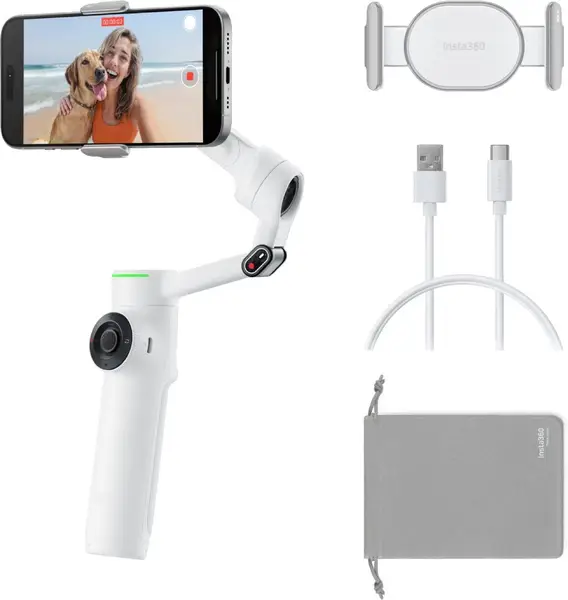 Монопод-стабілізатор Insta360 Flow 2 Pro Creator Bundle White