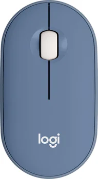 Мышь Logitech Pebble M350 Wireless Blueberry (910-006753)