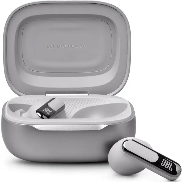 Наушники TWS JBL Live Beam 3 Silver (JBLLIVEBEAM3SIL) - купить по