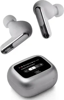 Навушники TWS JBL Live Beam 3 Silver (JBLLIVEBEAM3SIL)