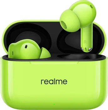 Наушники TWS Realme Buds T200 Neon Green
