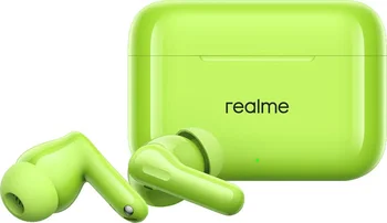 Наушники TWS Realme Buds T200 Neon Green