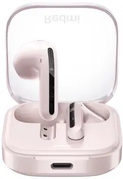 Наушники TWS Xiaomi Redmi Buds 6 Active Transparent Pink (BHR8395GL)