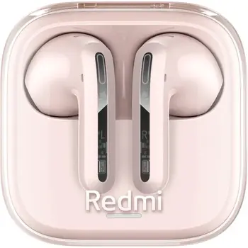 Наушники TWS Xiaomi Redmi Buds 6 Active Transparent Pink (BHR8395GL)