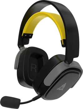 Навушники з мікрофоном Ajazz AHM09 MAX Black/Gray/Yellow (AHM09-MAX-BGY)