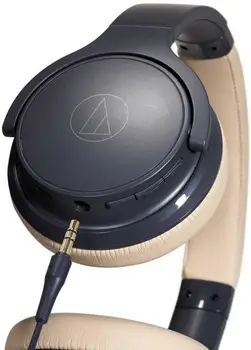 Наушники с микрофоном Audio-Technica ATH-S220BT Navy/Beige (ATHS220BTNBG)